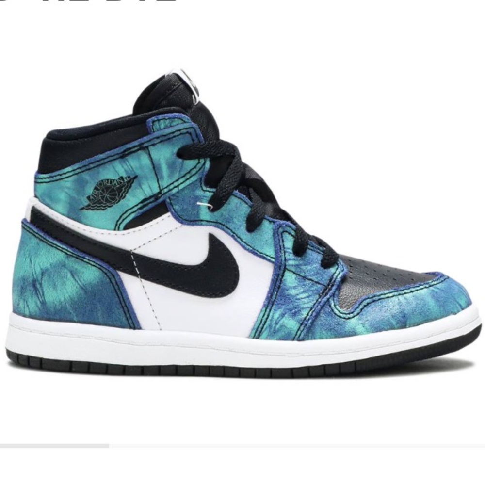 KIDS AIR JORDAN 1 RETRO HIGH OG TD TIE DYE SNEAKER